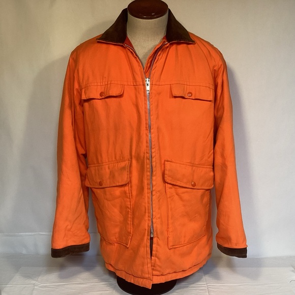 Woolrich Other - Woolrich Vintage 70’s Orange quilted hunting Jacket Men’s size Medium